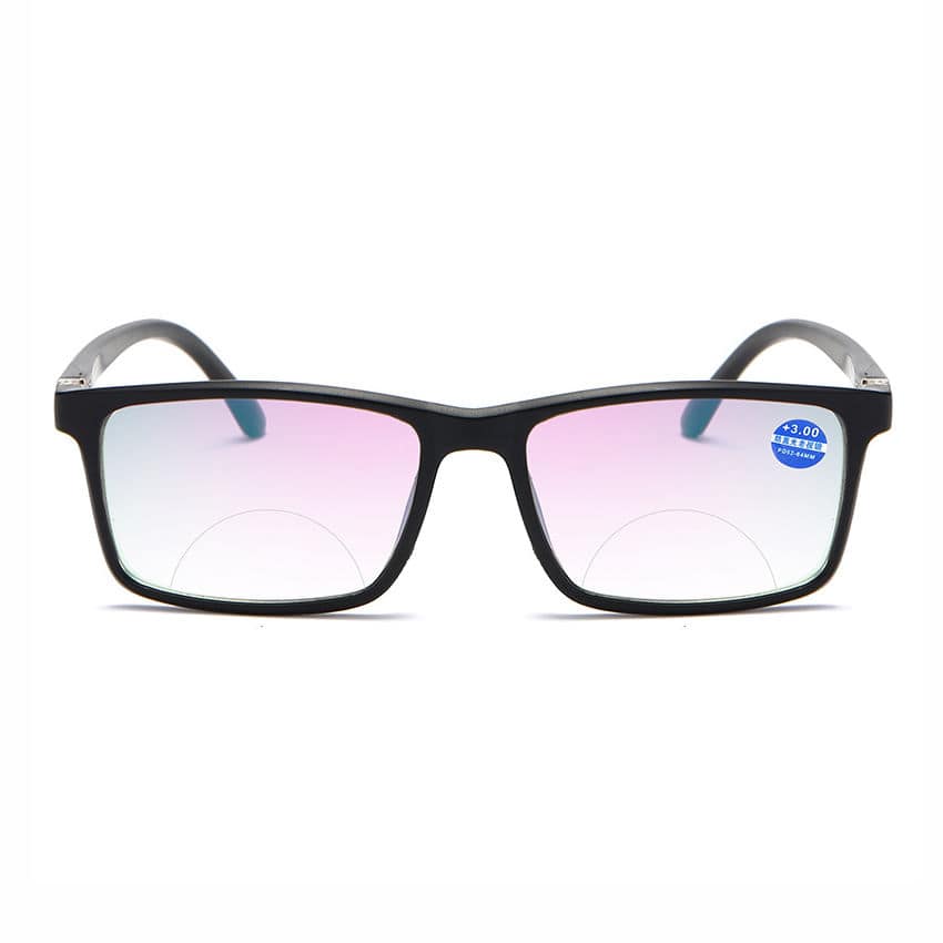 Square Bifocal Reading Glasses Anti BlueRay