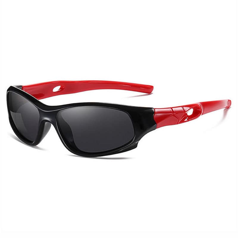 Kids Sport Sunglasses TwoTone Wrap Frame